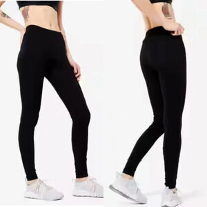 Decathlon Women's slim-fit fitness leggings fit+ 500 - black XL